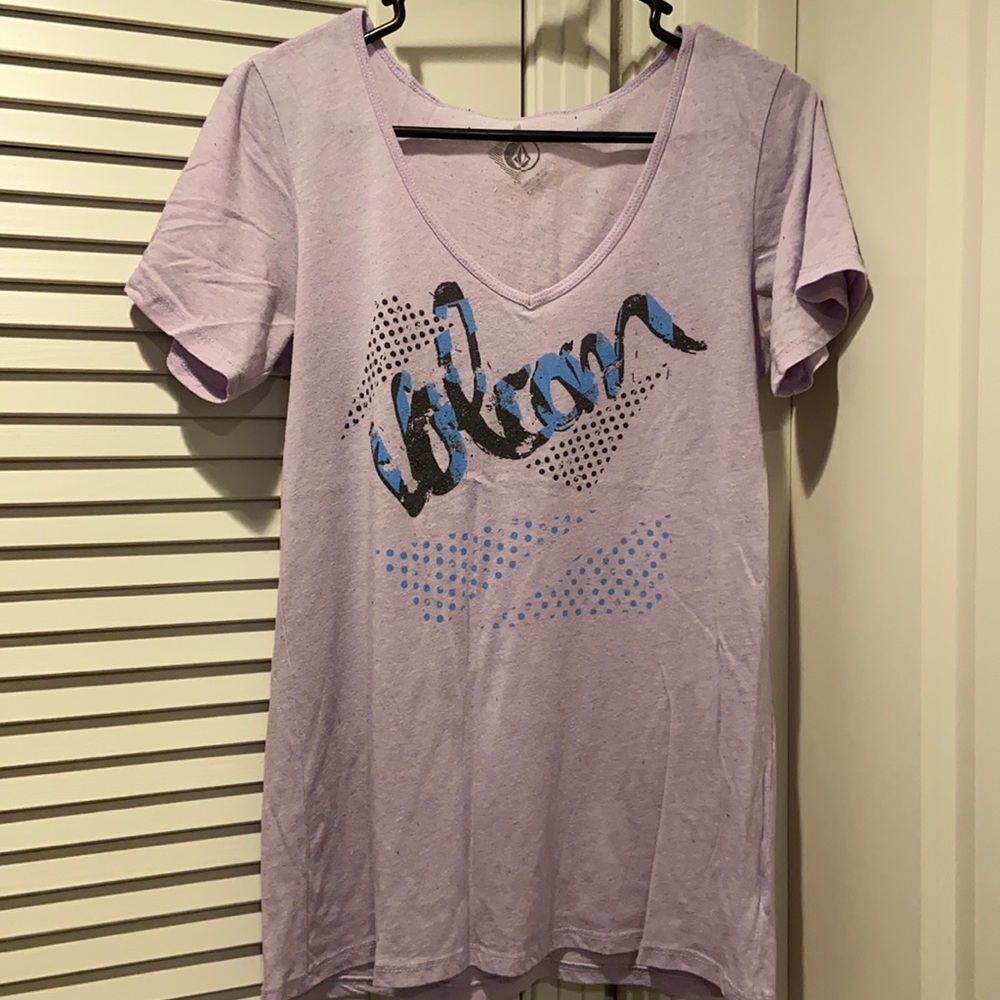 Purple Volcom Tee